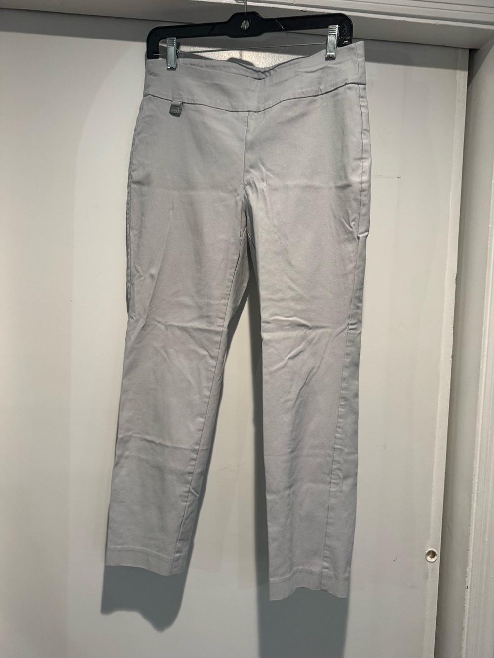 Premise Pants Womens Size Medium Stretch Skinny Ankle Length Classic silver grey